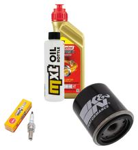 Inspektionspaket 1L 5W-40 + Ölfilter + 1x Zündkerze für Aprilia Mojito 125 ccm