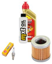 Inspektionspaket 1L 5W-40 + Ölfilter + 1x Zündkerze für Aprilia Mojito 125 ccm