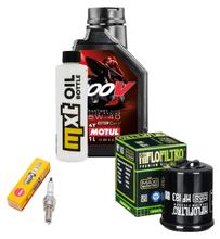 Inspektionspaket 1L 5W-40 + Ölfilter + 1x Zündkerze für Aprilia Mojito 125 ccm
