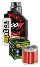 Inspectiepakket 1L 5W-40 + Oliefilter + 1x Bougie voor Aprilia Mojito 125 ccm
