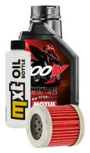Inspectiepakket 1L 5W-40 + Oliefilter + 1x Bougie voor Aprilia Mojito 125 ccm