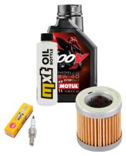 Inspectiepakket 1L 5W-40 + Oliefilter + 1x Bougie voor Aprilia Mojito 125 ccm