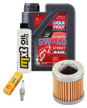 Inspektionspaket 1L 5W-40 + Ölfilter + 1x Zündkerze für Aprilia Mojito 125 ccm