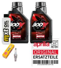 Inspektionspaket 2L 5W-40 + Ölfilter + 1x Zündkerze für Aprilia Scarabeo 125 ccm