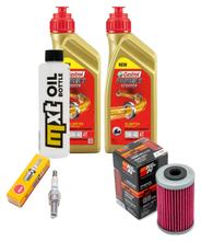 Inspektionspaket 2L 5W-40 + Ölfilter + 1x Zündkerze für Aprilia Scarabeo 125 ccm