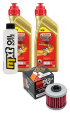 Kit d'inspection 2L 5W-40 + filtre à huile + 1x bougie pour Aprilia Scarabeo 125 ccm