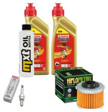 Inspectiepakket 2L 5W-40 + Oliefilter + 1x Bougie voor Aprilia Scarabeo 125 ccm