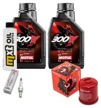 Kit d'inspection 2L 5W-40 + filtre à huile + 1x bougie pour Aprilia Scarabeo 125 ccm