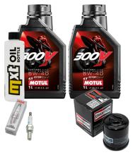 Inspectiepakket 2L 5W-40 + Oliefilter + 1x Bougie voor Aprilia Scarabeo 125 ccm
