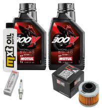 Inspectiepakket 2L 5W-40 + Oliefilter + 1x Bougie voor Aprilia Scarabeo 125 ccm