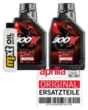 Inspectiepakket 2L 5W-40 + Oliefilter + 1x Bougie voor Aprilia Scarabeo 125 ccm