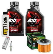 Inspectiepakket 2L 5W-40 + Oliefilter + 1x Bougie voor Aprilia Scarabeo 125 ccm