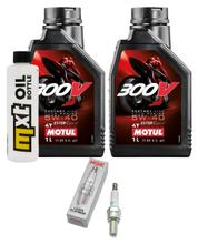 Inspectiepakket 2L 5W-40 + Oliefilter + 1x Bougie voor Aprilia Scarabeo 125 ccm