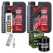 Inspectiepakket 2L 5W-40 + Oliefilter + 1x Bougie voor Aprilia Scarabeo 125 ccm