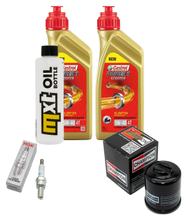 Paquete de inspección 2L 5W-40 + filtro de aceite + 1x bujía para Aprilia Scarabeo 125 ccm