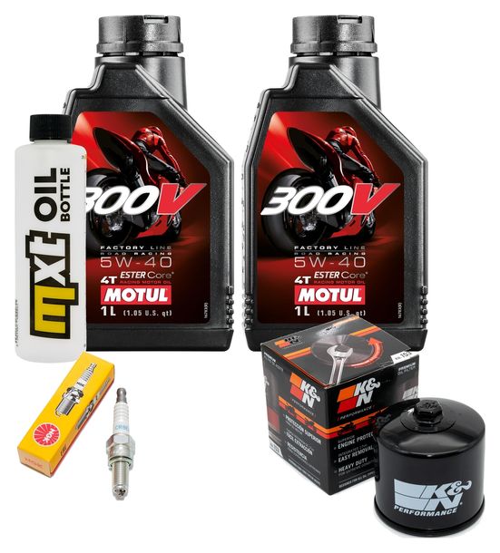 Inspektionspaket 2L 5W-40 + Ölfilter + 1x Zündkerze für Aprilia SR Max 125 ccm