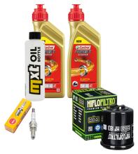 Inspektionspaket 2L 5W-40 + Ölfilter + 1x Zündkerze für Aprilia SR Max 125 ccm