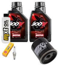 Inspectiepakket 2L 5W-40 + Oliefilter + 1x Bougie voor Aprilia SR Max 125 ccm