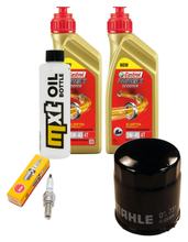 Inspectiepakket 2L 5W-40 + Oliefilter + 1x Bougie voor Aprilia Sportcity 125 ccm