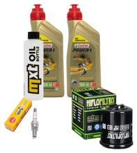 Inspektionspaket 2L 10W-40 + Ölfilter + 1x Zündkerze für Aprilia Sportcity Cube 125 ccm