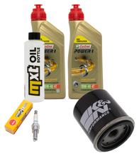 Inspektionspaket 2L 10W-40 + Ölfilter + 1x Zündkerze für Aprilia Sportcity Cube 125 ccm