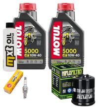 Inspektionspaket 2L 10W-40 + Ölfilter + 1x Zündkerze für Aprilia Sportcity Cube 125 ccm