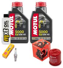 Inspektionspaket 2L 10W-40 + Ölfilter + 1x Zündkerze für Aprilia Sportcity Cube 125 ccm