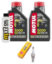 Inspektionspaket 2L 10W-40 + Ölfilter + 1x Zündkerze für Aprilia Sportcity Cube 125 ccm