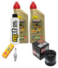 Inspektionspaket 2L 10W-40 + Ölfilter + 1x Zündkerze für Aprilia Sportcity Cube 125 ccm