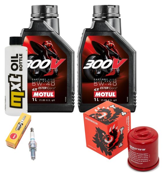 Inspektionspaket 2L 5W-40 + Ölfilter + 1x Zündkerze für Aprilia Sportcity One 125 ccm