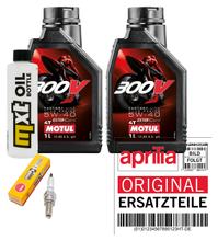 Inspectiepakket 2L 5W-40 + Oliefilter + 1x Bougie voor Aprilia Leonardo 150 ccm