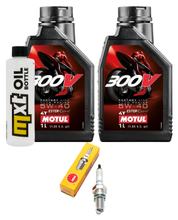 Inspectiepakket 2L 5W-40 + Oliefilter + 1x Bougie voor Aprilia Leonardo 250 ccm