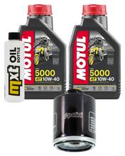 Pacchetto di ispezione 2L 10W-40 + filtro olio + 1x candela per Aprilia Sportcity Cube 300 ccm