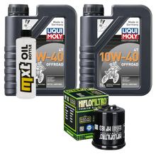 Pacchetto di ispezione 2L 10W-40 + filtro olio + 1x candela per Aprilia Sportcity Cube 300 ccm