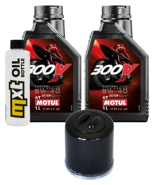 Inspektionspaket 2L 5W-40 + Ölfilter + 1x Zündkerze für Aprilia SR Max 300 ccm
