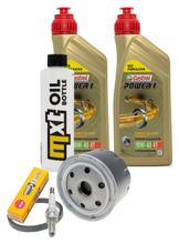 Inspektionspaket 2L 10W-40 + Ölfilter + 1x Zündkerze für Aprilia Atlantic 500 ccm