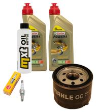 Paquete de inspección 2L 10W-40 + filtro de aceite + 1x bujía para Aprilia Atlantic 500 ccm