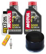 Paquete de inspección 2L 10W-40 + filtro de aceite + 1x bujía para Aprilia Atlantic 500 ccm