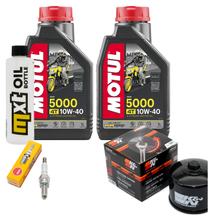Paquete de inspección 2L 10W-40 + filtro de aceite + 1x bujía para Aprilia Atlantic 500 ccm