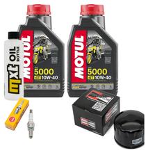 Paquete de inspección 2L 10W-40 + filtro de aceite + 1x bujía para Aprilia Atlantic 500 ccm