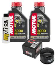 Paquete de inspección 2L 10W-40 + filtro de aceite + 1x bujía para Aprilia Atlantic 500 ccm