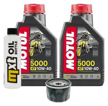 Inspectiepakket 2L 10W-40 + Oliefilter + 1x Bougie voor Aprilia Atlantic 500 ccm