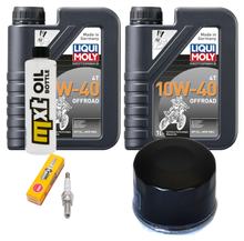 Inspectiepakket 2L 10W-40 + Oliefilter + 1x Bougie voor Aprilia Atlantic 500 ccm
