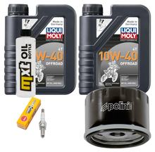Inspectiepakket 2L 10W-40 + Oliefilter + 1x Bougie voor Aprilia Atlantic 500 ccm