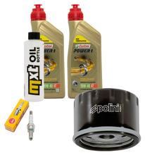 Inspektionspaket 2L 10W-40 + Ölfilter + 1x Zündkerze für Aprilia Atlantic 500 ccm