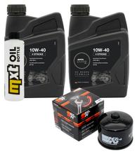 Paquete de inspección 2L 10W-40 + filtro de aceite + 1x bujía para Aprilia Atlantic 500 ccm