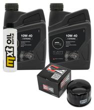 Paquete de inspección 2L 10W-40 + filtro de aceite + 1x bujía para Aprilia Atlantic 500 ccm
