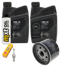 Inspection package 2L 10W-40 + oil filter + 1x spark plug for Aprilia Atlantic 500 ccm