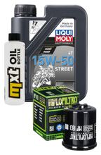 Pacchetto di ispezione 1L 15W-50 + filtro olio + 1x candela per Benelli Adiva 125 ccm