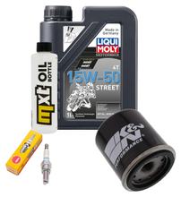 Paquete de inspección 1L 15W-50 + filtro de aceite + 1x bujía para Benelli Adiva 125 ccm